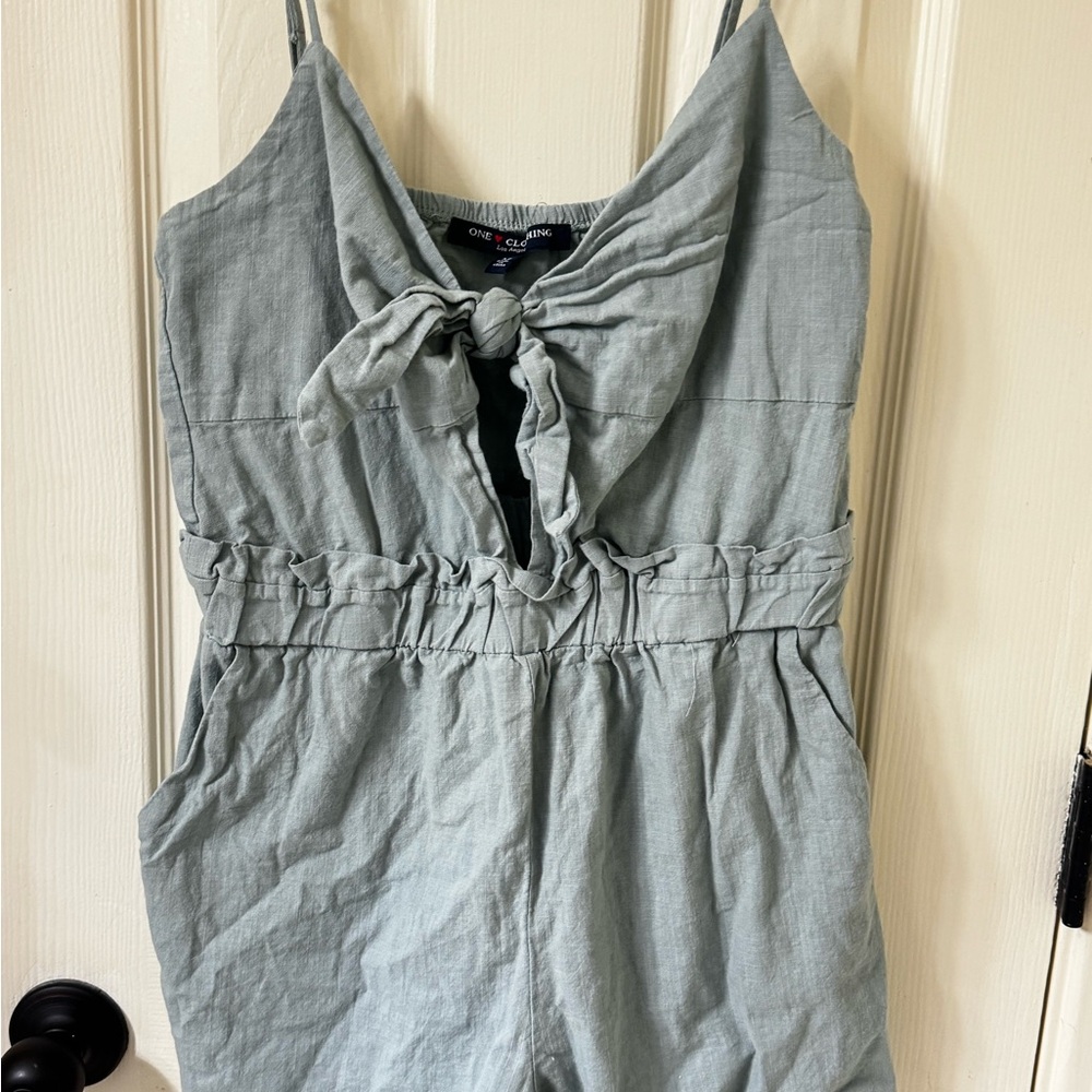 One Clothing Light Green Romper